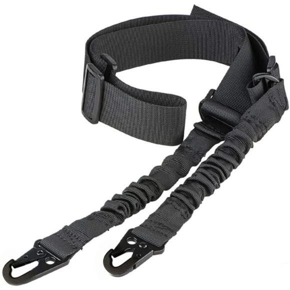 Tactical Rifle Sling 2 Point Gun Shoulder Strap Adjustable Two Points Sling - Picture 1 of 6